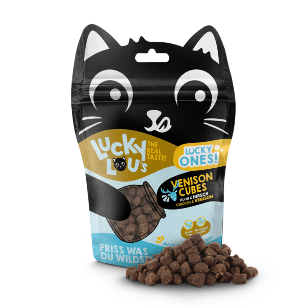 Lucky Lou Lucky Ones Cubes Huhn & Hirsch 80g – Bild 2