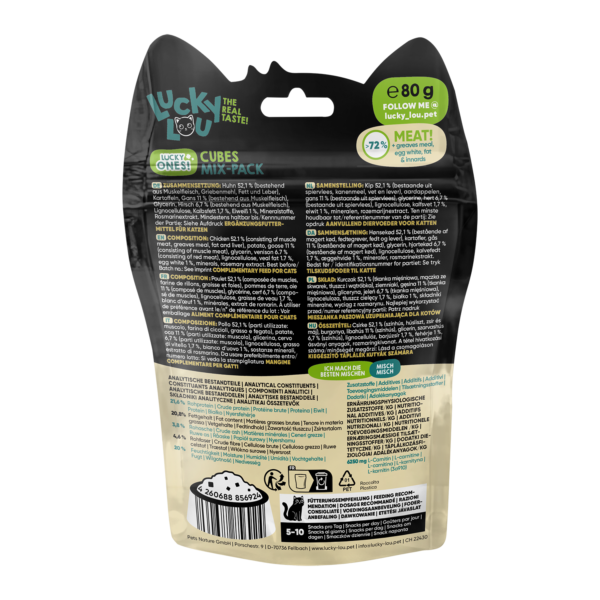 Lucky Lou Lucky Ones Cubes Mixpack 80g – Bild 4