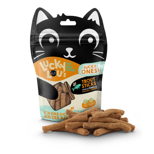 Lucky Lou Lucky Ones Sticks Huhn & Forelle 50g – Bild 2