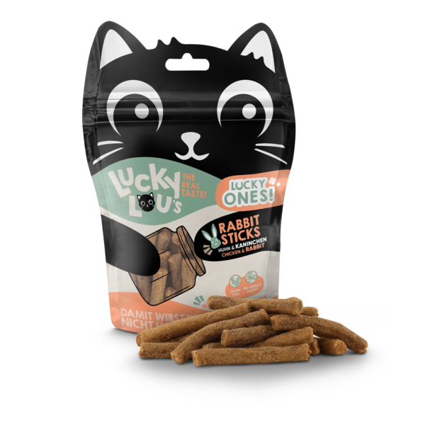 Lucky Lou Lucky Ones Sticks Huhn & Kaninchen 50g – Bild 2