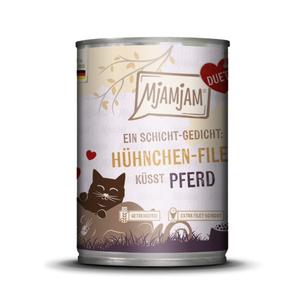 MjAMjAM - Duett - Hühnchen-Filet küsst Pferd
