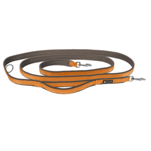 Petlando Outdoor Führleine 3m mit Sicherheitsgriff Orange