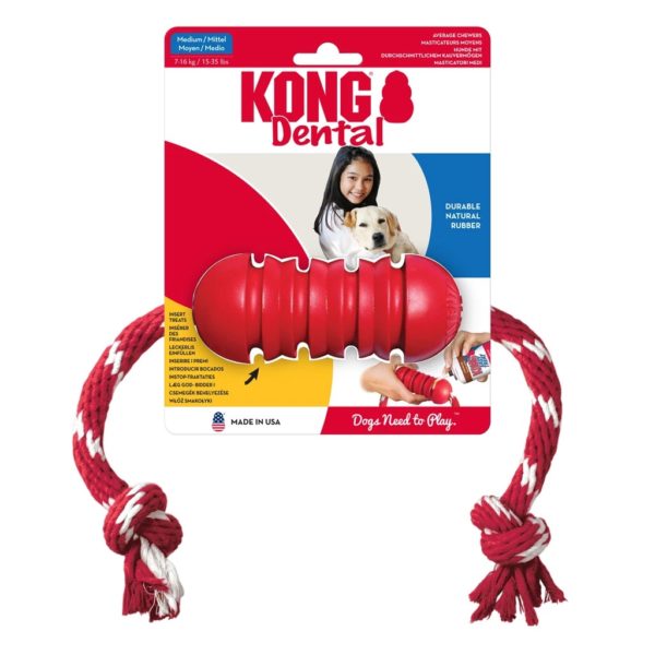 KONG - Dental mit Seil M