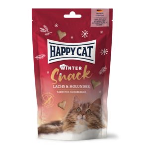 Happy Cat Winter Snack Lachs & Holunder 70g