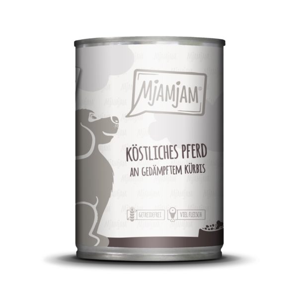 Mjamjam - köstliches Pferd an gedämpftem Kürbis
