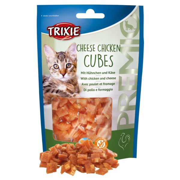 Trixie PREMIO Cheese Chicken Cubes 50g