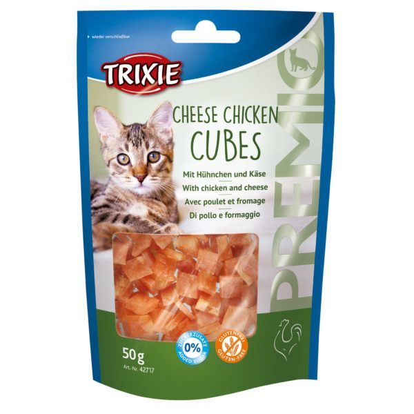 Trixie PREMIO Cheese Chicken Cubes 50g – Bild 5