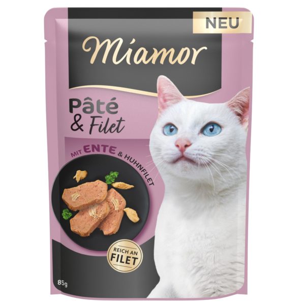 Miamor Pate + Filet mit Ente 85g