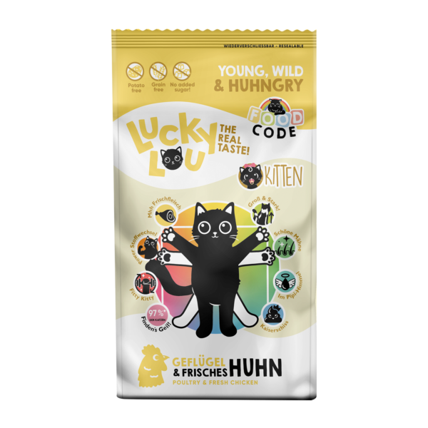 Lucky Lou Food Code Lifestage Kitten Geflügel & Huhn