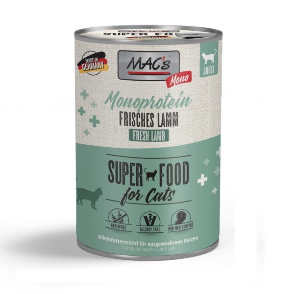 Mac's Cat Mono Frisches Lamm 400g