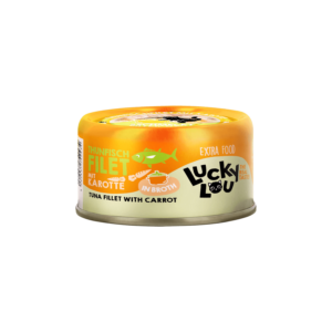 Lucky Lou Extrafood Thunfisch mit Karotte in Sud 70g Dose