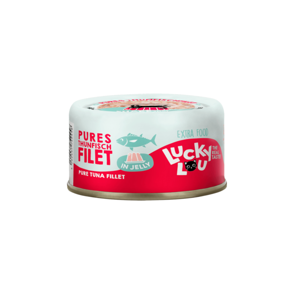 Lucky Lou Extrafood Thunfischfilet in Gelee 70g Dose