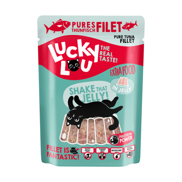 Lucky Lou Extrafood Thunfischfilet in Gelee 70g Pouch