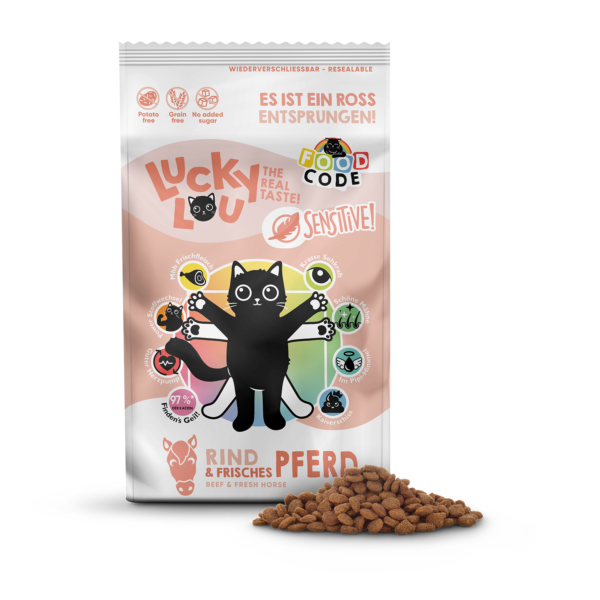 Lucky Lou Food Code Lifestage Adult Rind & Pferd – Bild 2