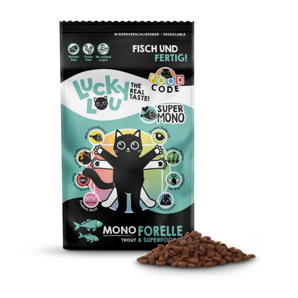 Lucky Lou Food Code Lifestage Mono Forelle – Bild 2