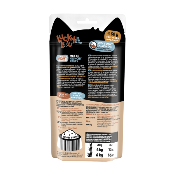 Lucky Lou Krunchy Krisps Milch 60g – Bild 3