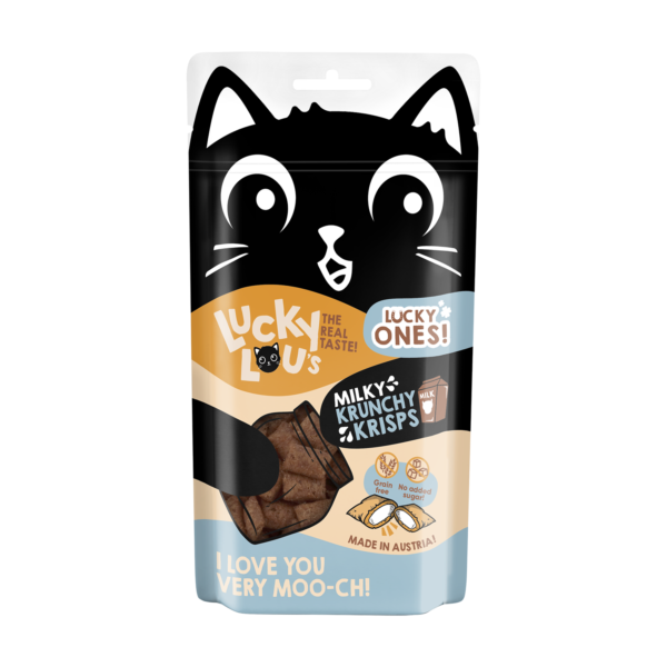 Lucky Lou Krunchy Krisps Milch 60g