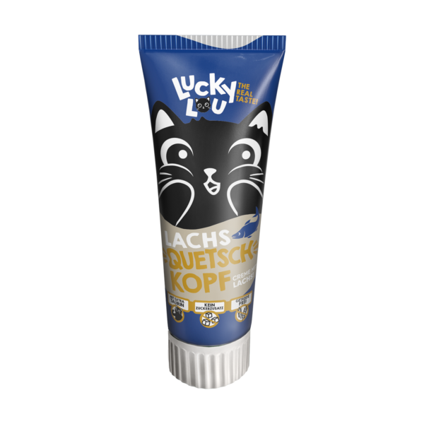 Lucky Lou Quetschkopf Adult Lachs 75g
