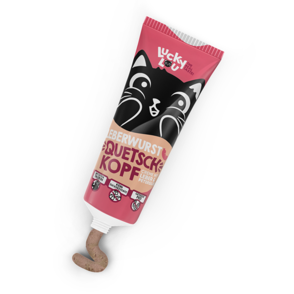 Lucky Lou Quetschkopf Adult Leberwurst & Petersilie 75g – Bild 2