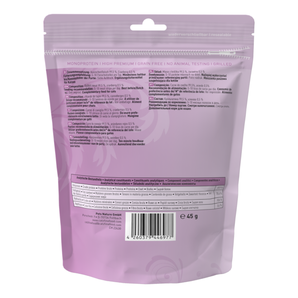catz finefood Meatz N° 11 Kaninchen 45g – Bild 3
