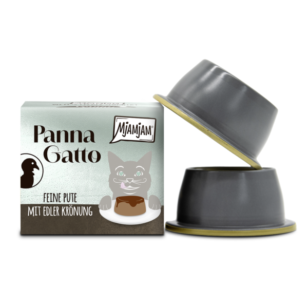 MjAMjAM - Panna Gatto - feine Pute mit edler Krönung 2 x 80g