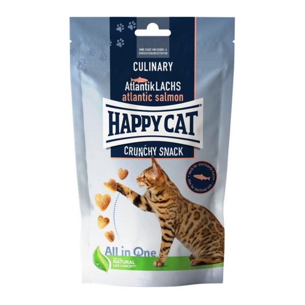 Happy Cat - Culinary Crunchy Snack Atlantik-Lachs 70g