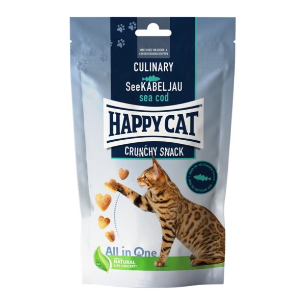 Happy Cat - Culinary Crunchy Snack See-Kabeljau 70g