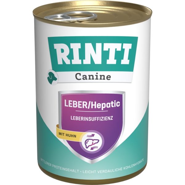 Rinti Canine Leber/Hepatic mit Huhn 400g