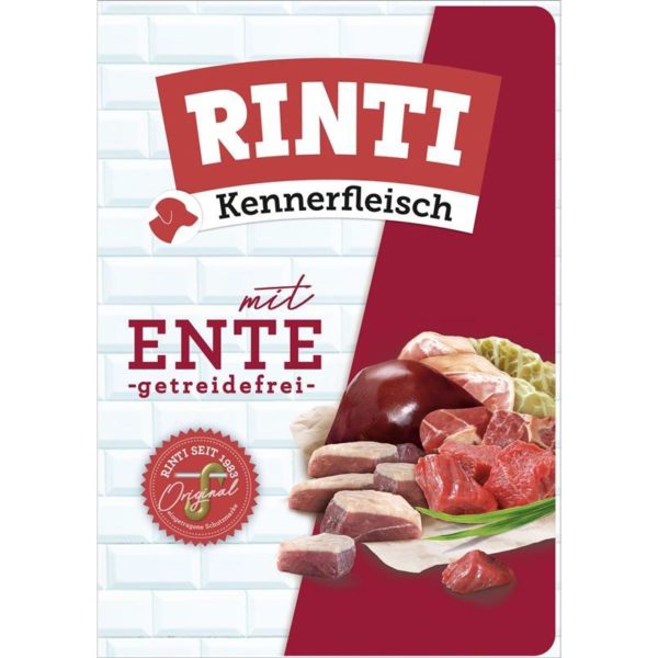Rinti Kennerfleisch - mit Ente 400g (Pouch)