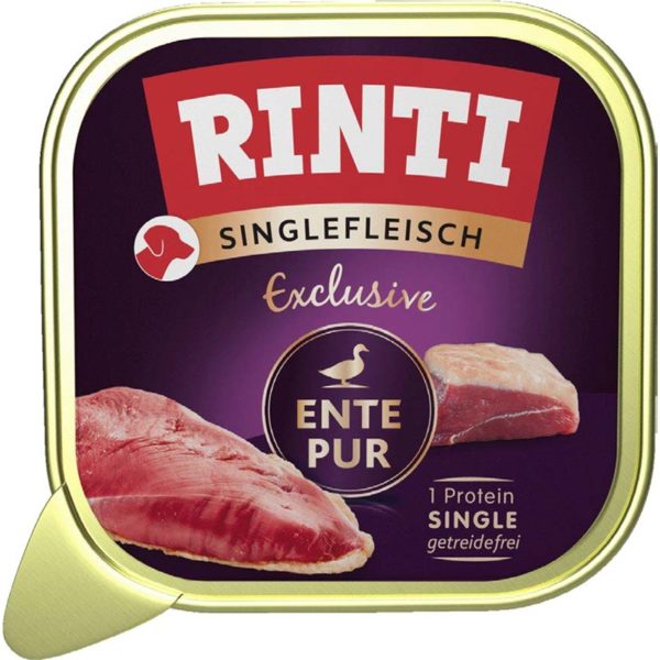 Rinti Singelfleisch Exclusive Ente Pur 150g
