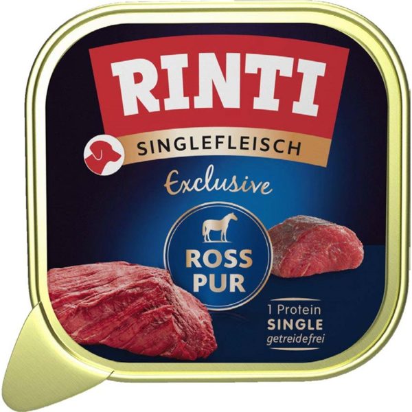 Rinti Singelfleisch Exclusive Ross Pur 150g