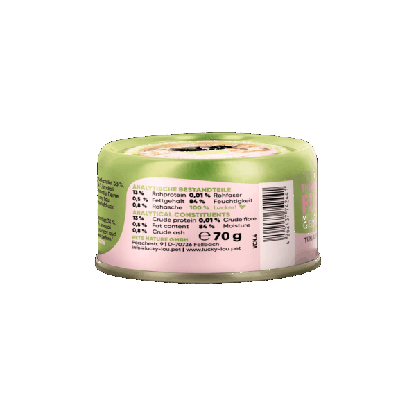 Lucky Lou Extra Food Thunfisch mit Gemüse in Sud 70g Dose – Bild 4