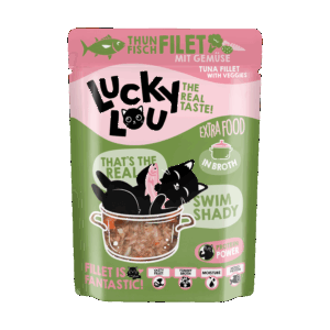 Lucky Lou Extra Food Thunfisch mit Gemüse in Sud 70g Pouch