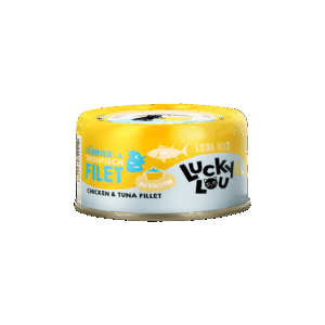 Lucky Lou Extrafood Hühner- & Thunfischfilet in Sud 70g Dose