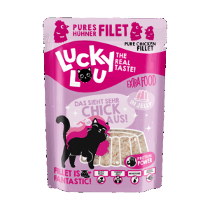 Lucky Lou Extrafood Hühnerfilet in Gelee 70g Pouch