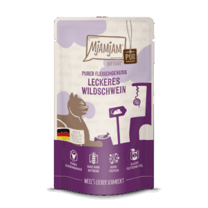 Mjamjam - Purer Fleischgenuss - leckeres Wildschwein pur