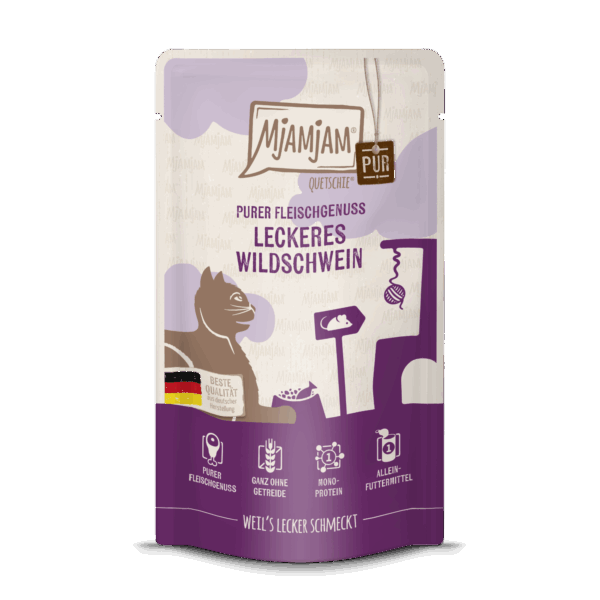 Mjamjam - Purer Fleischgenuss - leckeres Wildschwein pur