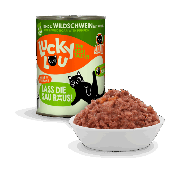 Lucky Lou Lifestage Adult Rind & Wildschwein Dose – Bild 2