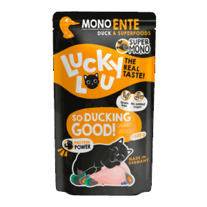 Lucky Lou® SuperMono Ente 125g Pouch/Frischebeutel
