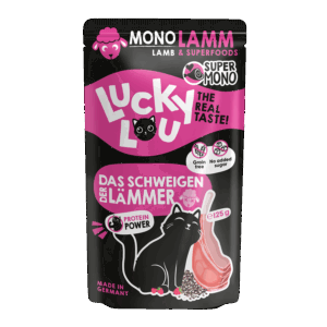 Lucky Lou® SuperMono Lamm 125g Pouch/Frischebeutel