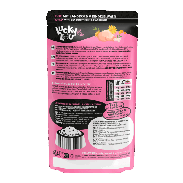 Lucky Lou® SuperMono Pute 125g Pouch/Frischebeutel – Bild 3