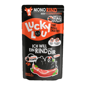 Lucky Lou® SuperMono Rind 125g Pouch/Frischebeutel