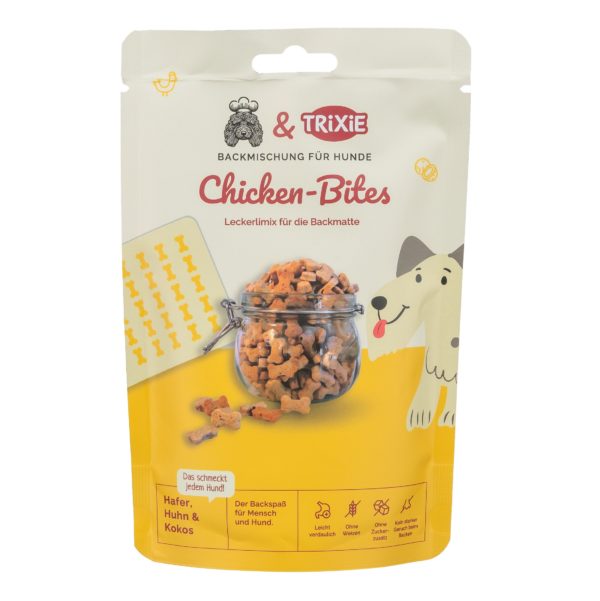 Pets-Kitchen & Trixie Chicken Bites - Backmischung für Hundekekse 114g – Bild 2