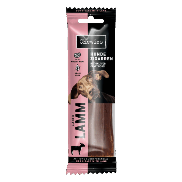 Chewies Hundezigarre Lamm 75g