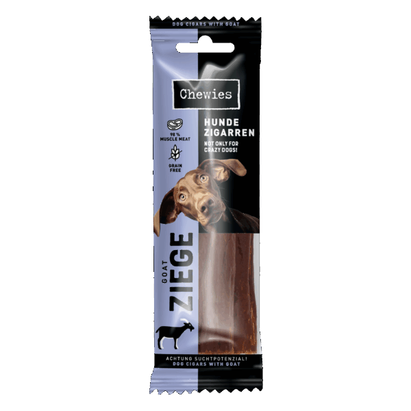 Chewies Hundezigarre Ziege 75g
