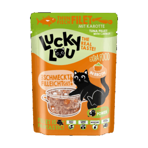 Lucky Lou Extra Food Thunfisch mit Karotte in Sud 70g Pouch