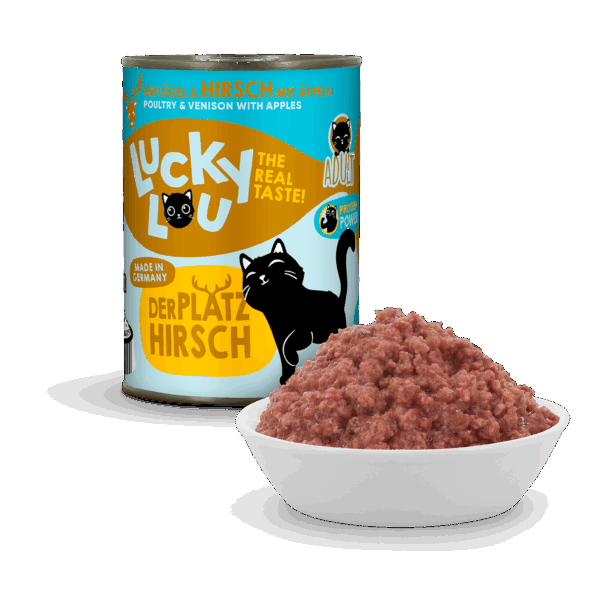 Lucky Lou Lifestage Adult Geflügel & Hirsch Dose – Bild 2