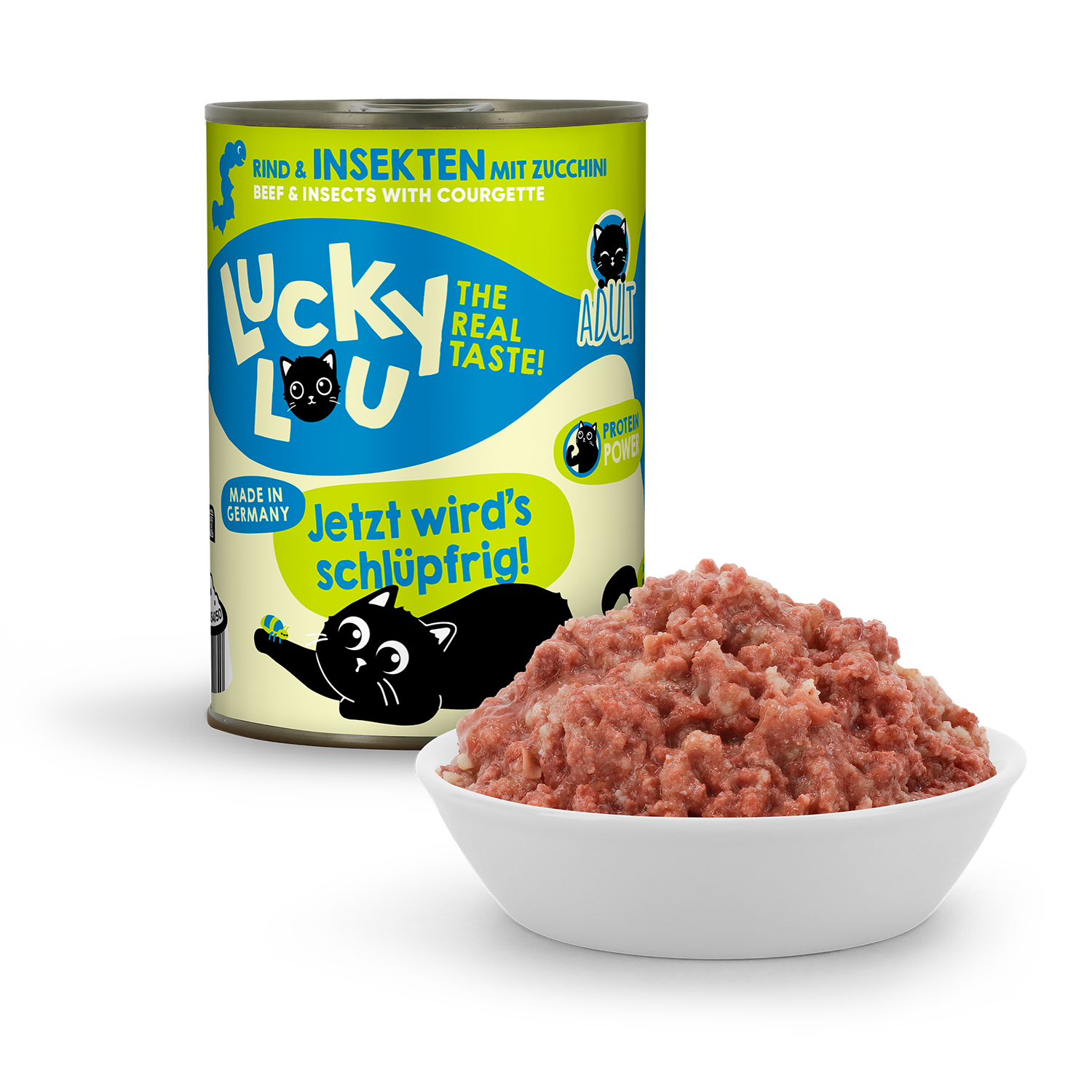 Lucky Lou Lifestage Adult Rind & Insekten Dose – Bild 2