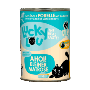 Lucky Lou Lifestage Kitten Geflügel & Forelle Dose