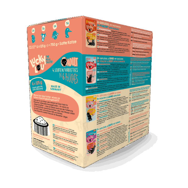 Lucky Lou® Lifestage Adult Tasty-Mix 6er-Pack / 6 x 125g – Bild 3